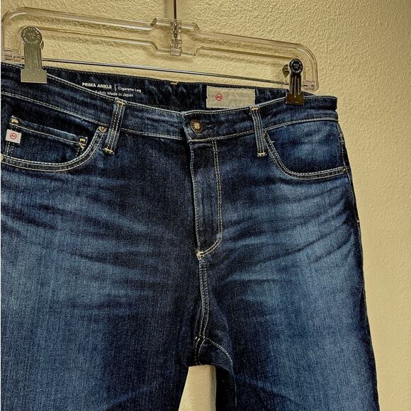 AG Dark Wash Prima Ankle Cigarette Leg Contour 360 Jean 31R - Picture 6 of 16